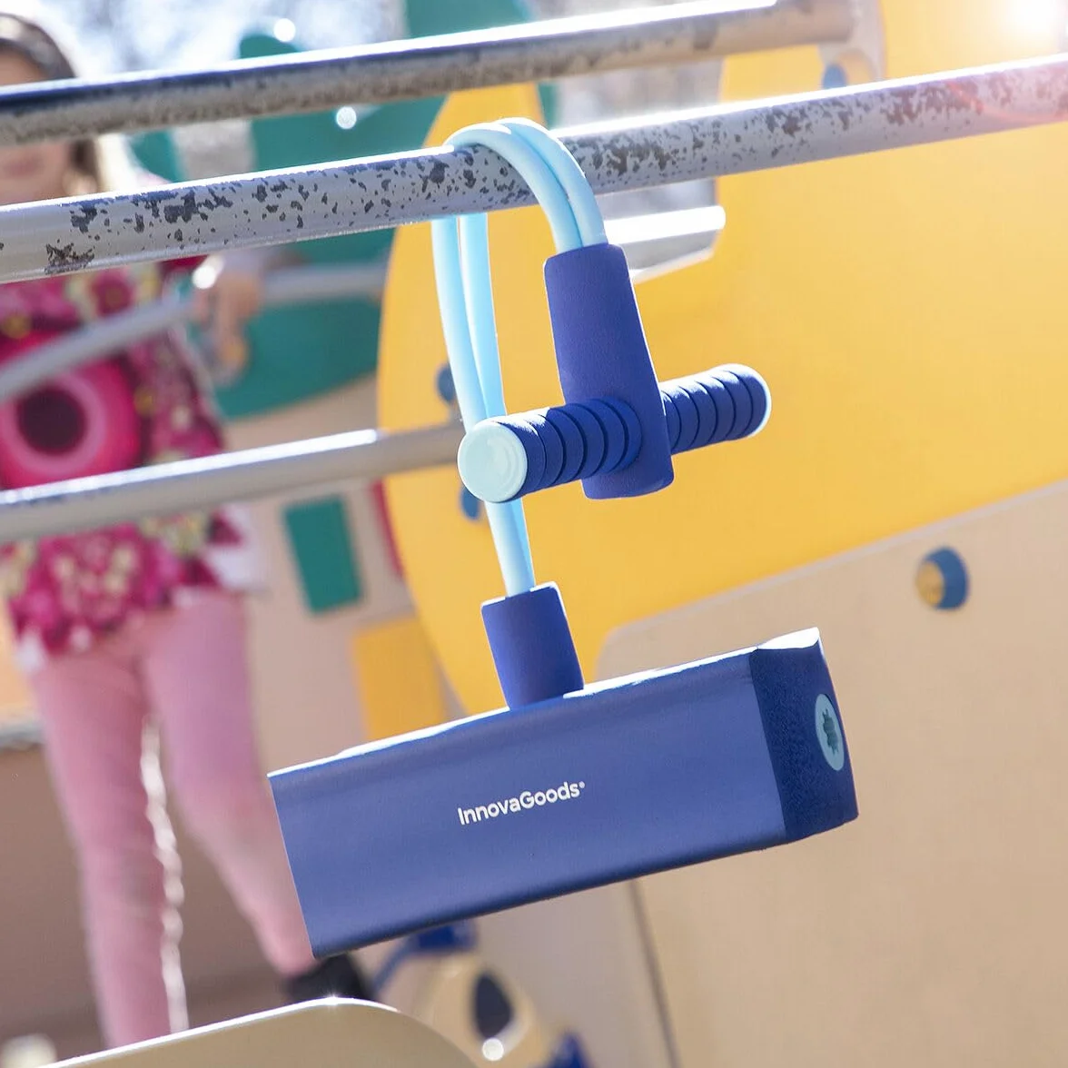InnovaGoods® Pogo saltarín, Pogo para Actividades Infantiles y Familiares, Ejercicio y Habilidades físicas, Pogo saltarin con Sonido de Brinco, Cumpleaños para Niños +3 Años.
