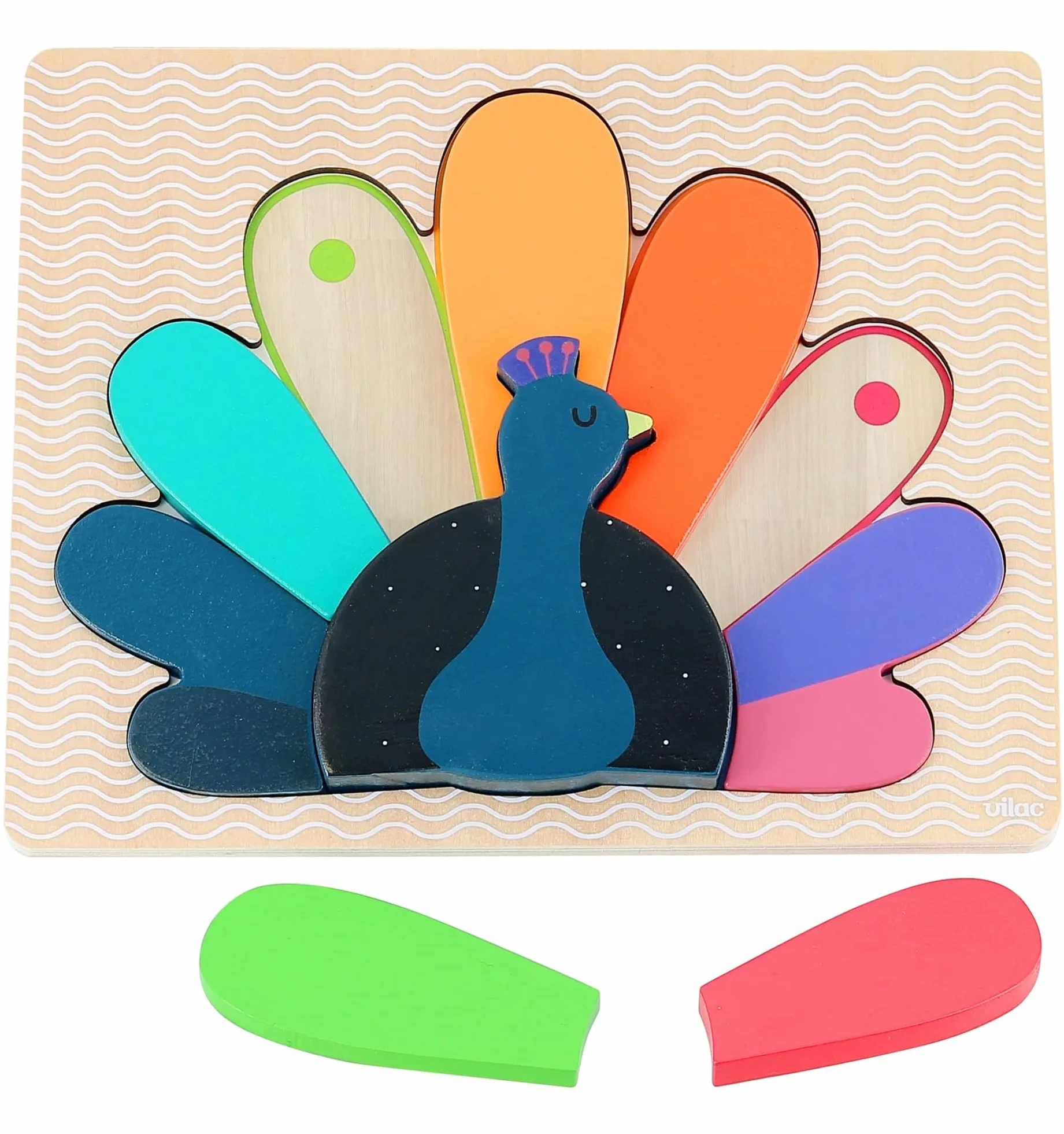 Nattou Animales Rompecabezas Multicolor Grand Vilac VIL7413