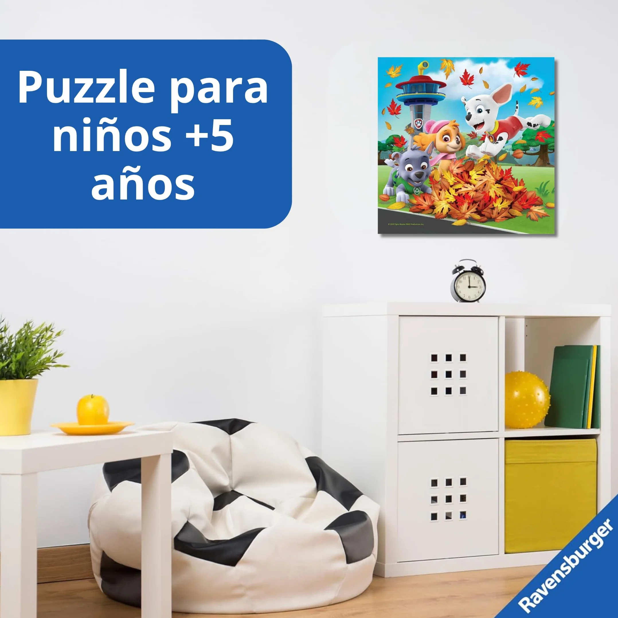 Ravensburger - Puzzle: Patrulla Canina, Puzzles Niños 5 Años o Más, Rompecabezas, 3 Puzzles de 49 Piezas, Regalos Niños 5 Años, 21x21cm