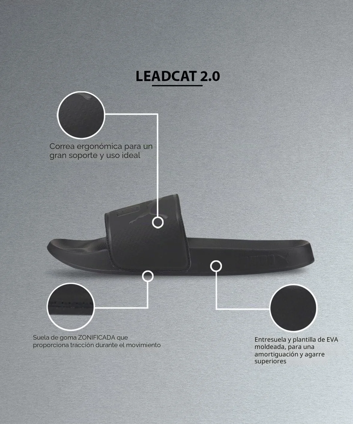 PUMA Unisex Leadcat 2.0 Schiebe-Sandalen