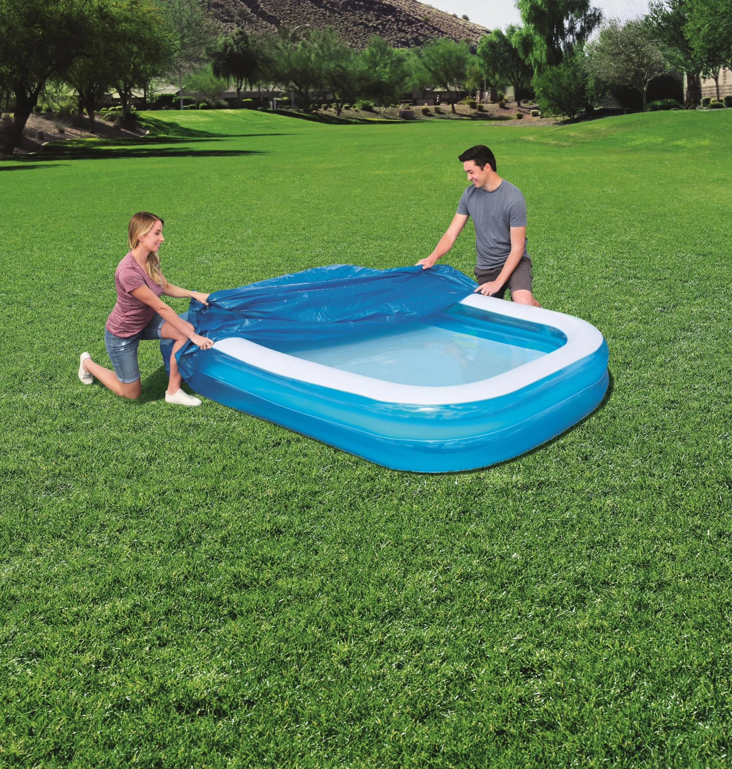 Bestway 58319 - Cubierta para piscina rectangular