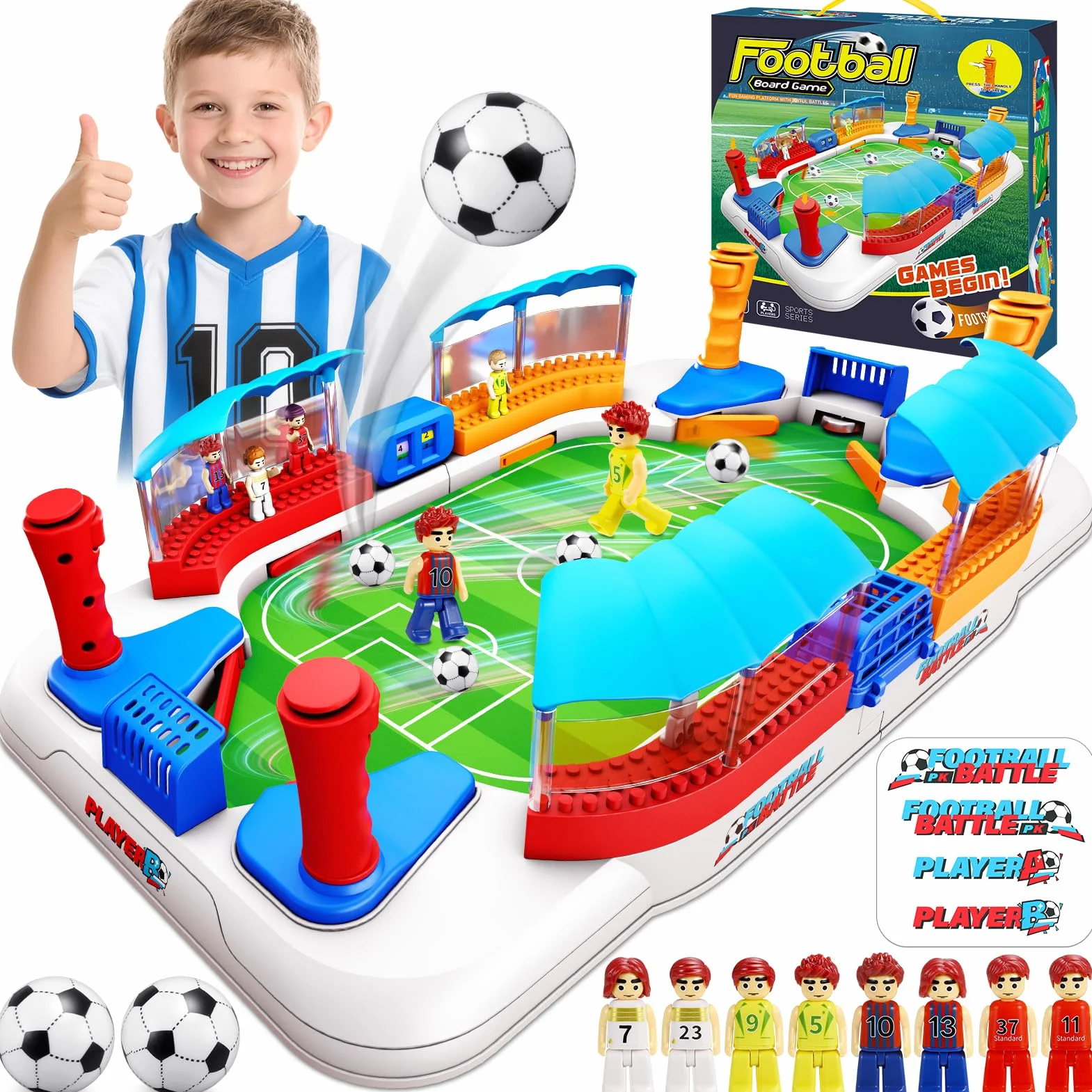 Mini Futbolines para Niños Adultos - Juegos de Mesa Interactivos