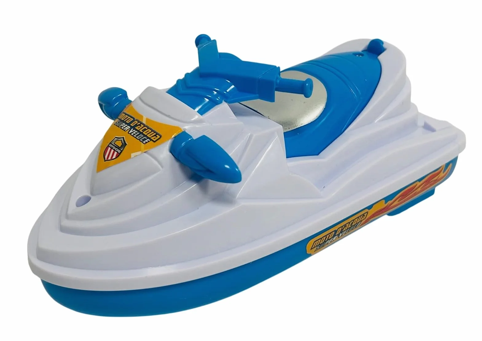 Generico Lancha de juguete a batería, moto de agua, Jet Sky, barco de juguete que funciona con lancha a pilas, súper rápido, 17 cm, juguete para niños, barco a motor eléctrico, juego Sea Race
