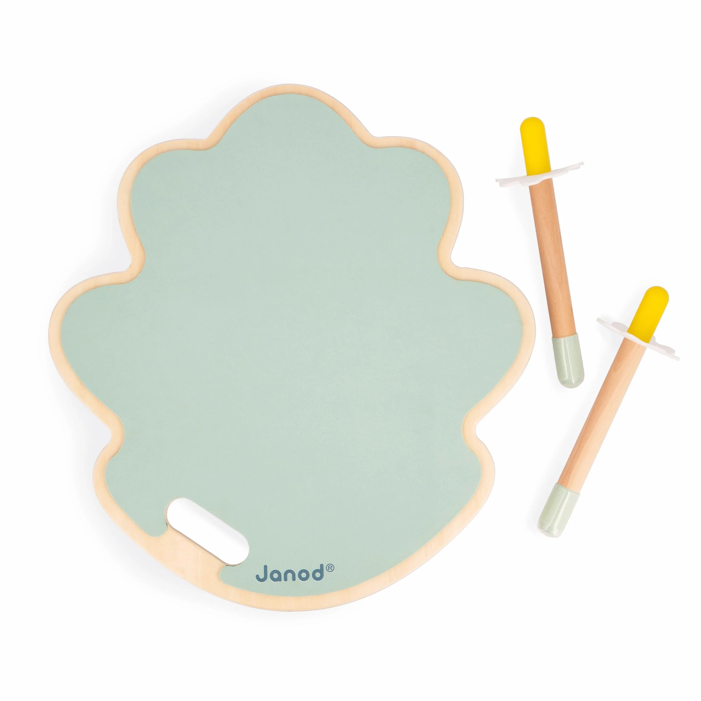 Janod - Hoja con Ruedas Sweet Cocoon - Monopatín de Madera FSC - Ejercita el Equilibrio - Juego de Habilidad Infantil a Partir de 4 Años, J04041