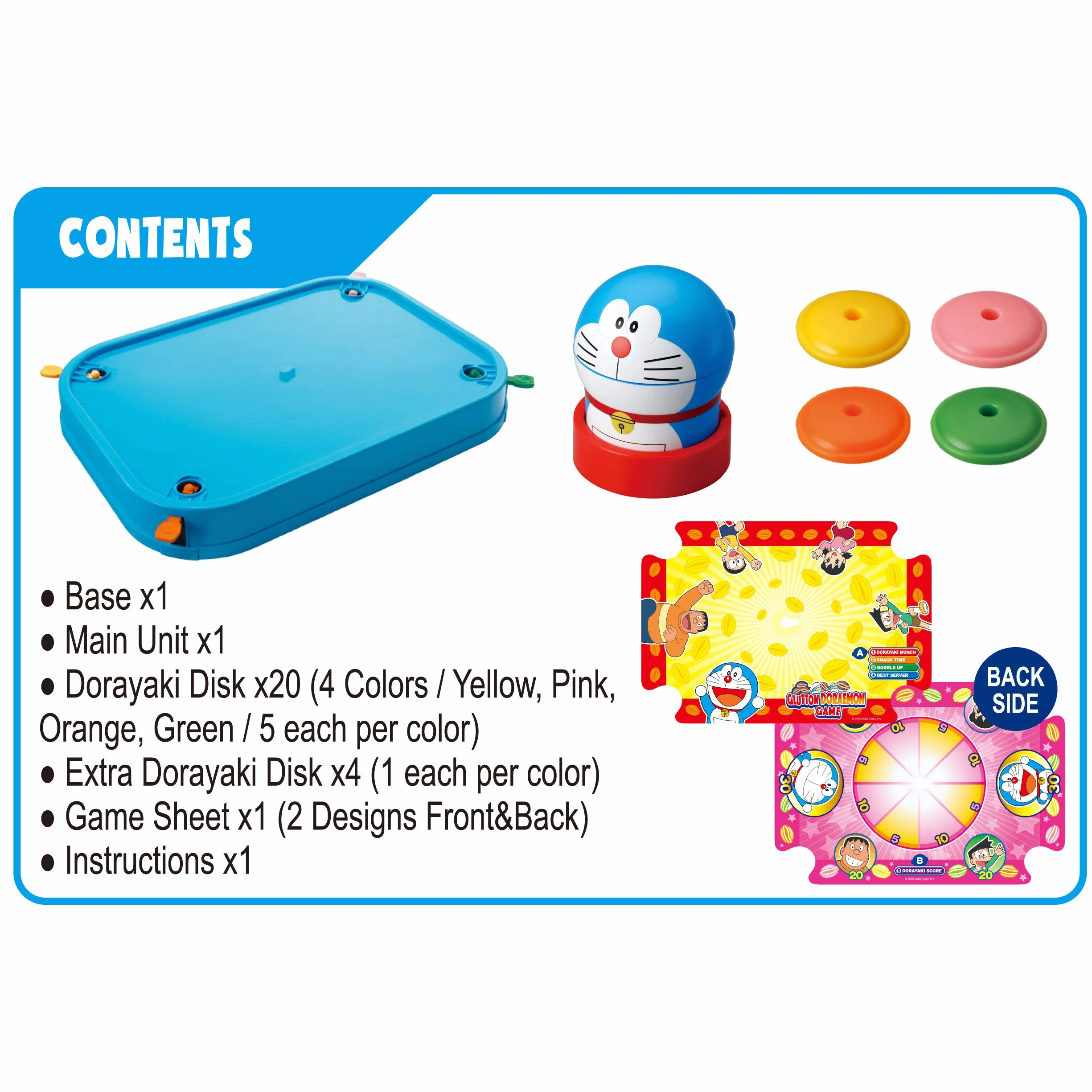 EPOCH Games Glutton Doraemon Game