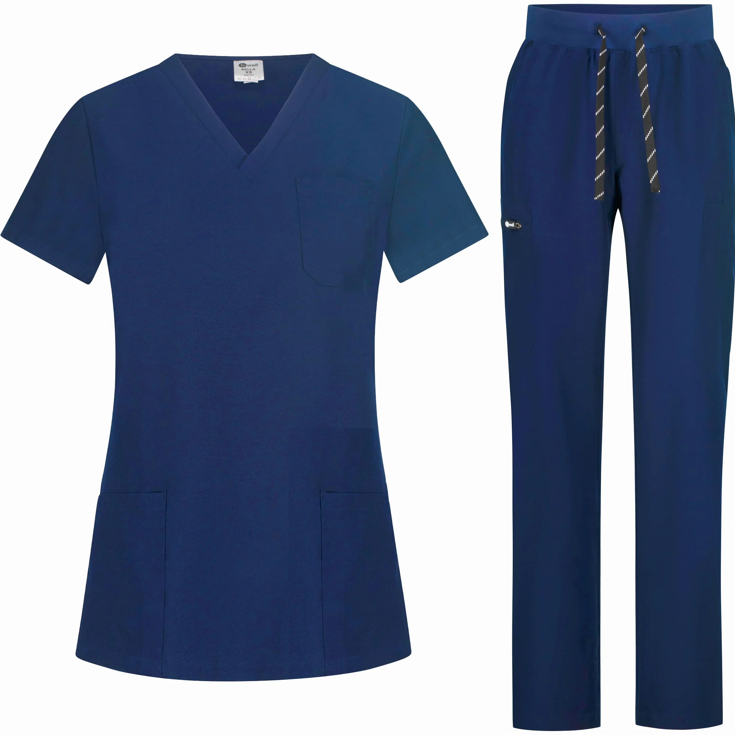 B-well BELLA Conjunto casaca pantalón profesionales sanitarios ropa trabajo elastano