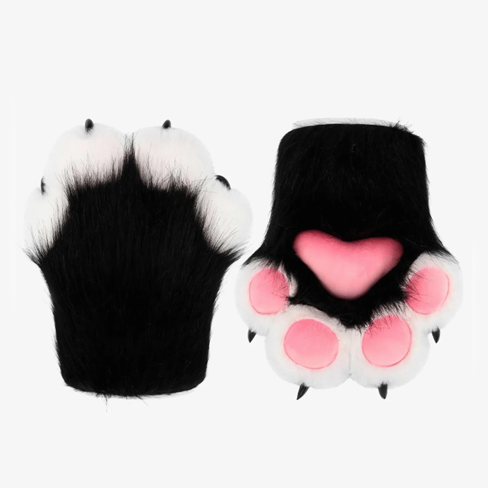 2026 - Guantes de simulación de gato, animal, peludo para llamadas, accesorios para cosplay, uso casual, fiesta, carnaval, accesorios especiales