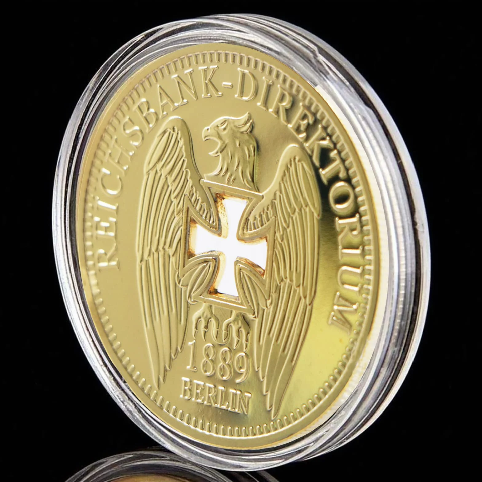 Moneda Conmemorativa Hueca Alemana, Moneda Conmemorativa de águila Cruzada, Monedas Coleccionables, Artesanías Retro