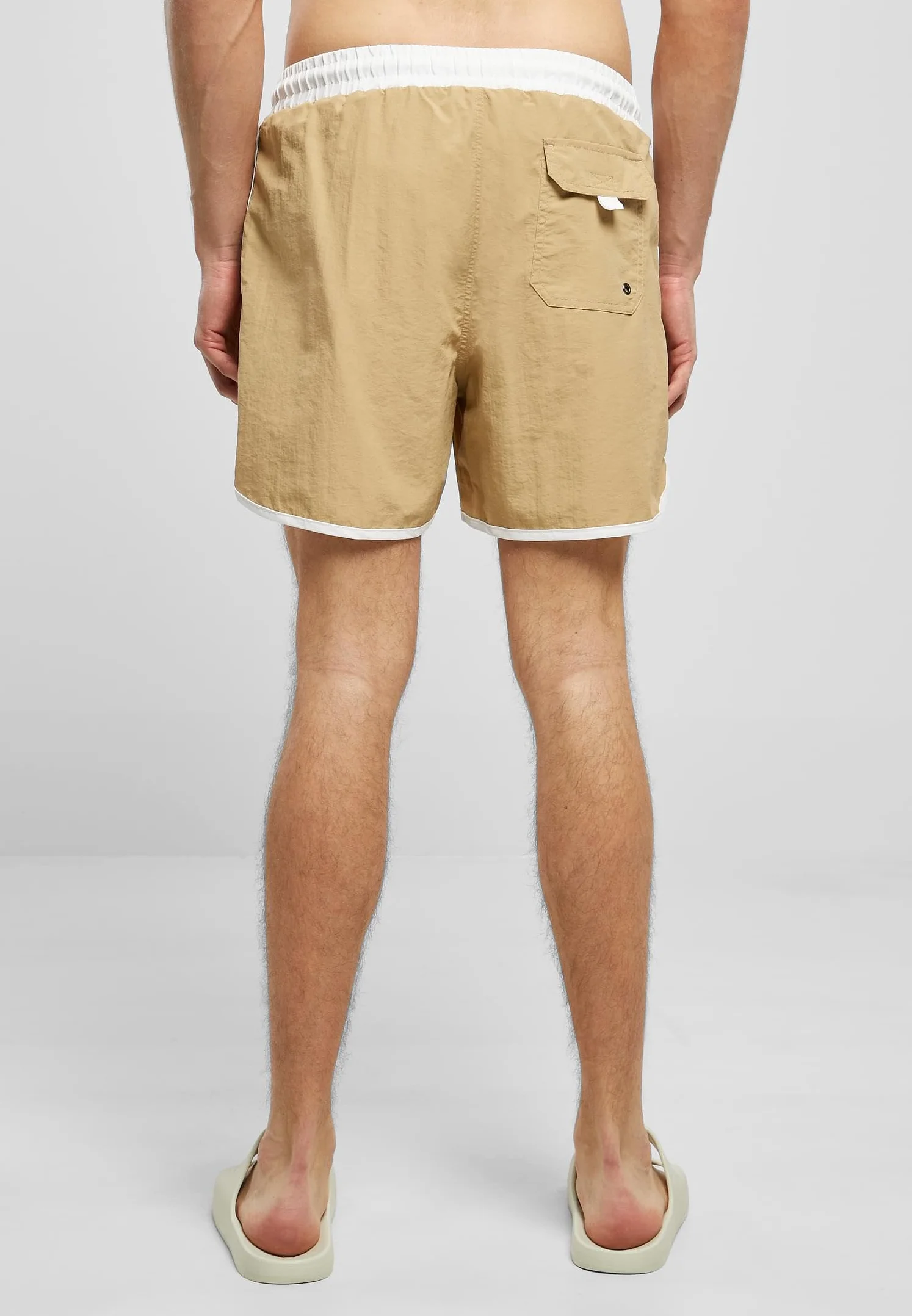 Urban Classics Retro Bañador Hombre Gris Marengo
