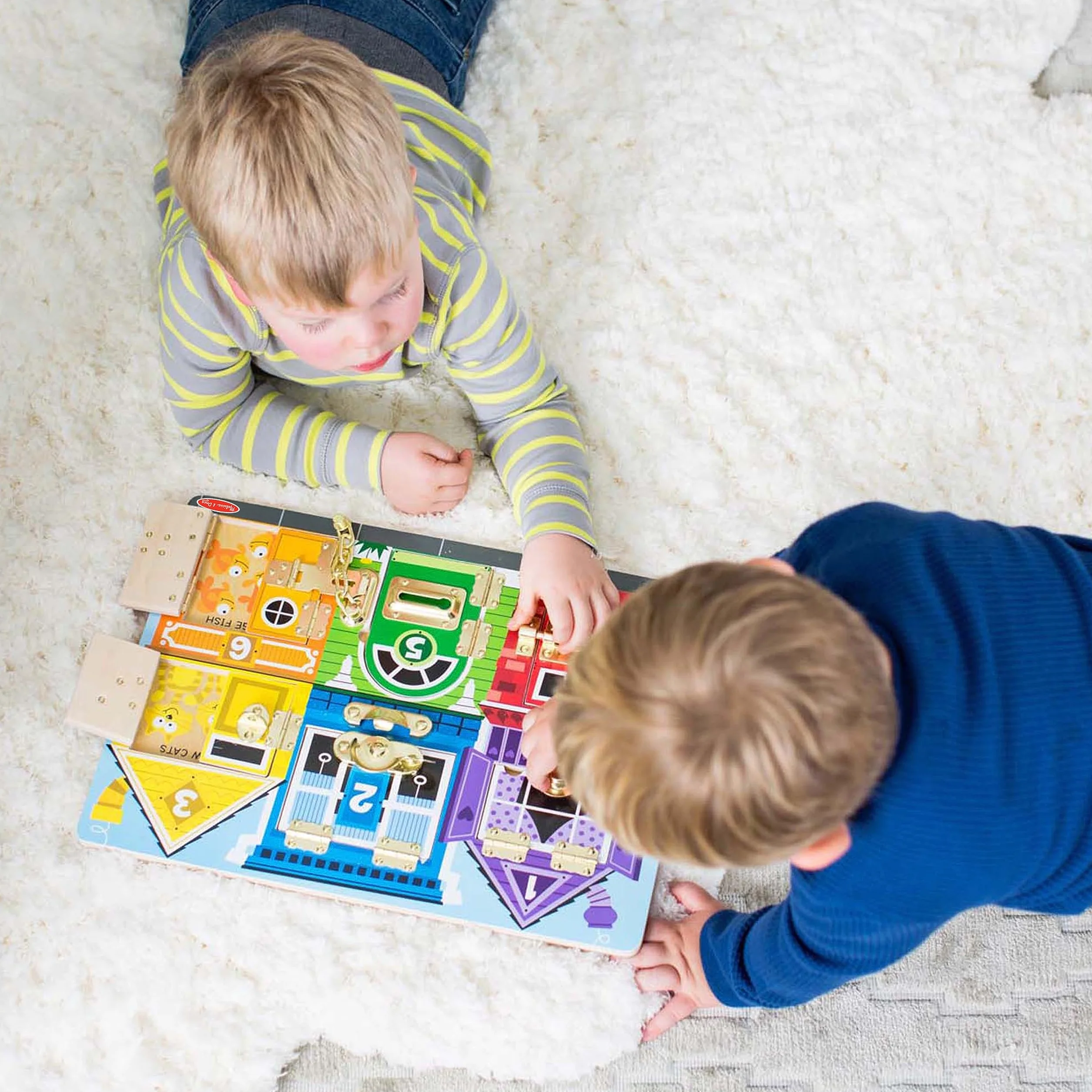 Melissa & Doug | Tablero De Pestillos | Juguetes de desarollo | 3+ Years