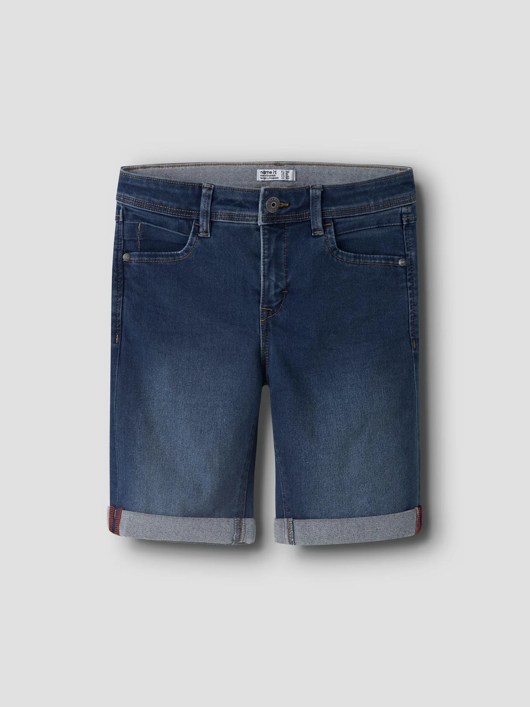 Name IT Nkmsilas Slim Dnm L Shorts 2272-tx Noos - Pantalones Cortos Niños