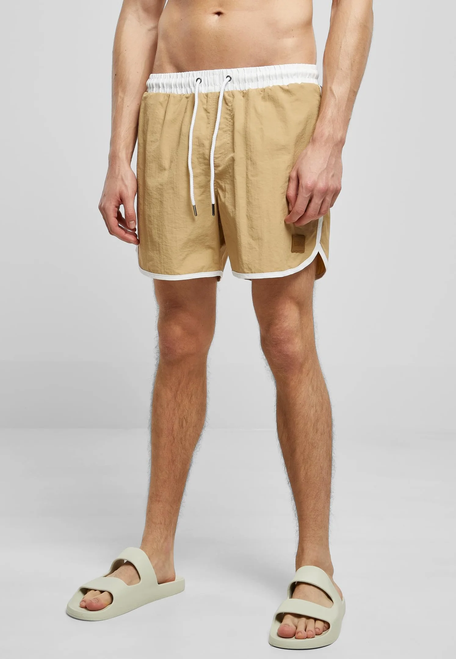 Urban Classics Retro Bañador Hombre Gris Marengo
