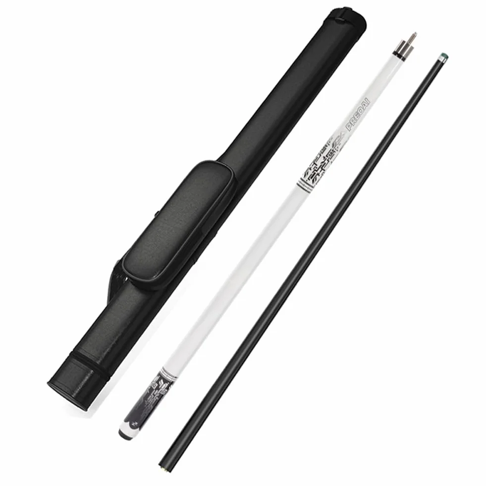 Taco de Billar Fibra de Carbono 10mm 11.5mm 13mm Punta Snooker Pool Cue con Bolsa