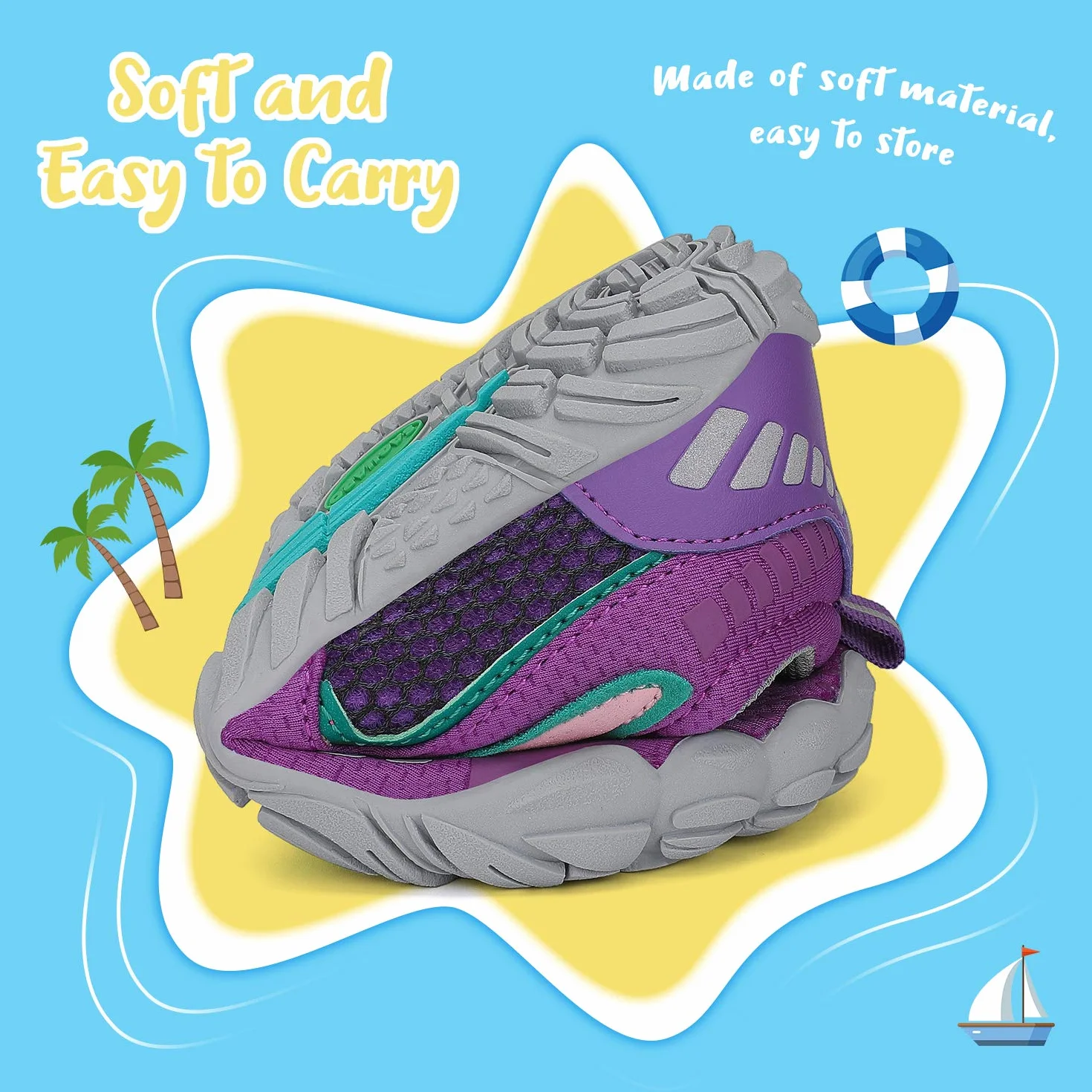 Saguaro Zapatos de Trail Niños Transpirable Antideslizante