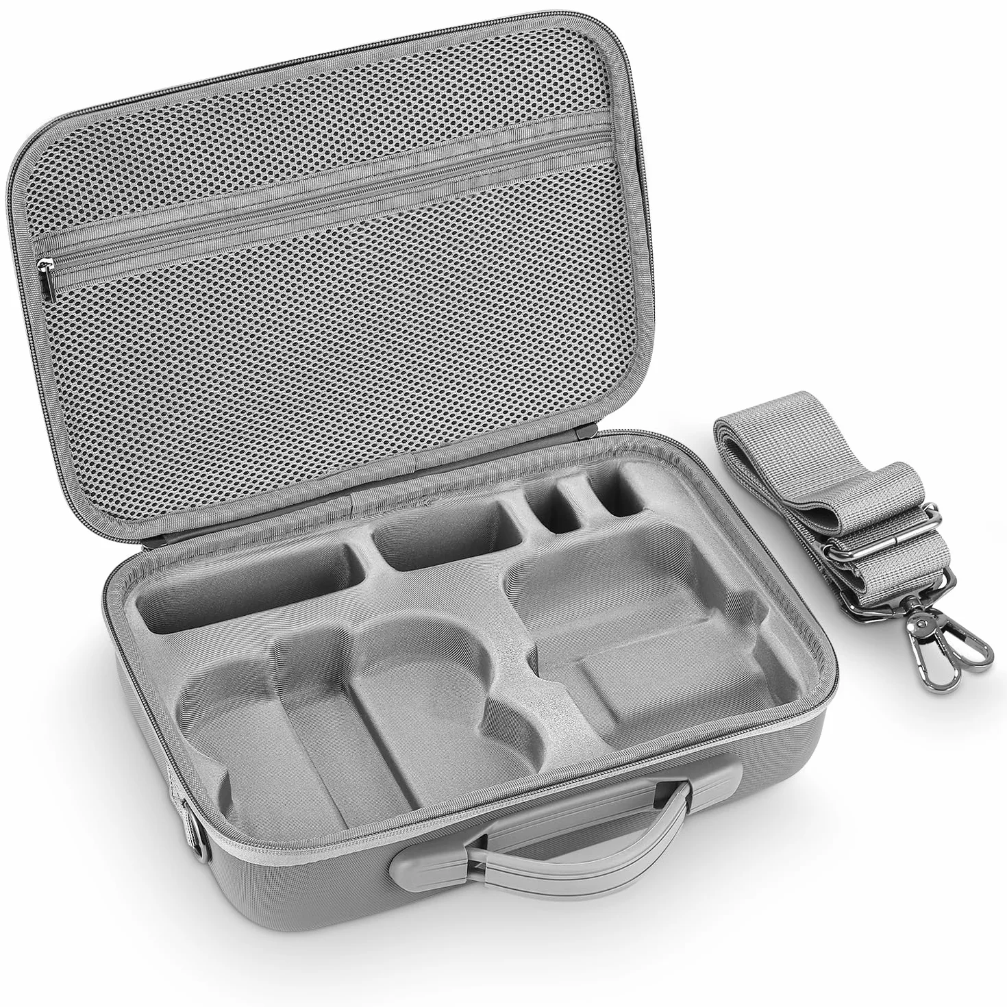 Bolsa para dji Neo Drone, Estuche Funda de Transporte, Bolsa de Almacenamiento Rígido Protectora para dji Neo Drone, Controlador y Accesorios，Gris
