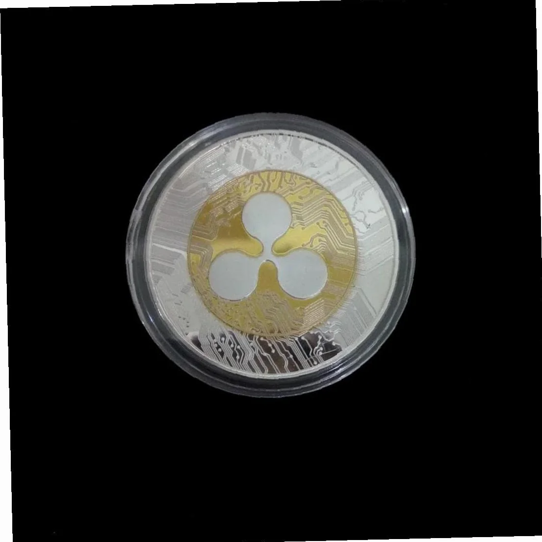 Ripple Commemorative Coin Copper Silver Art Art Gift Fishys Gift for Collector