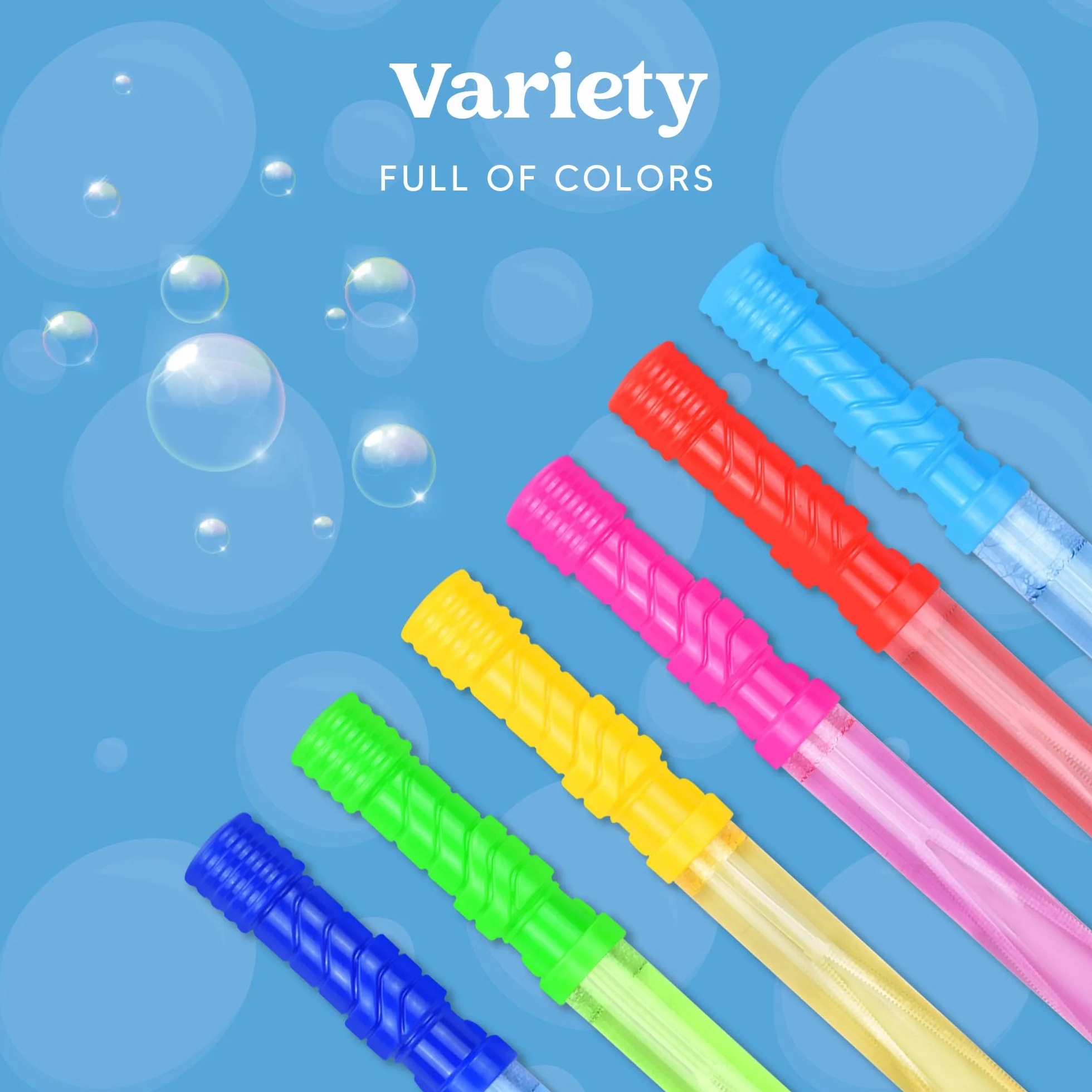 JOYIN Pomperos 12 PCS Pompas de Jabón Para Niños Burbuja Varitas Cumpleaños Bodas Exteriores Juguetes