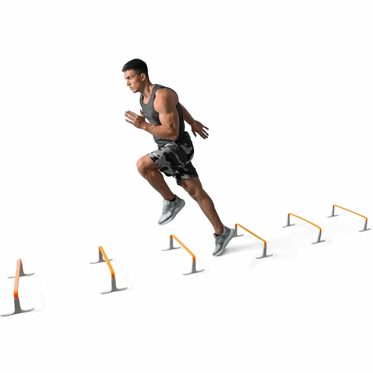 Meister ZoomFlex Obstáculos de agilidad con bolsa de transporte, entrenamiento de velocidad modular Flex-Safe