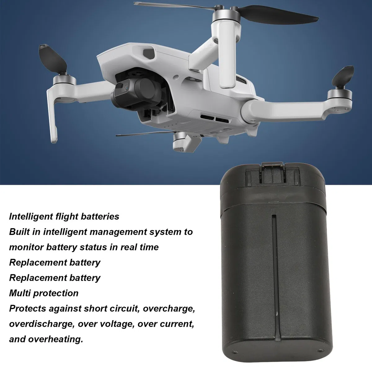 Drone 2500mAh Batería Batería de Repuesto Accesorio para Drones
