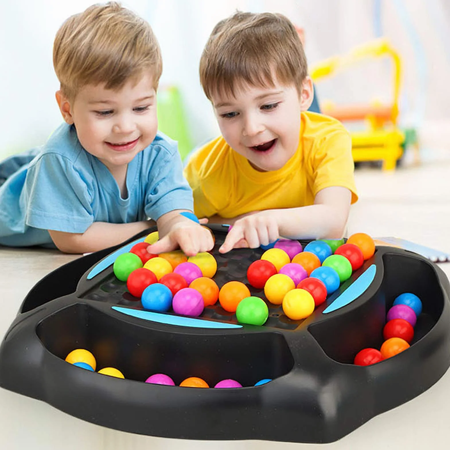 Clenp Juego De Mesa De Eliminación, Juego De Mesa De Eliminación De Bola De Arco Iris, Pensamiento Lógico, Juguete Educativo Interactivo A Juego para Niños, Padres