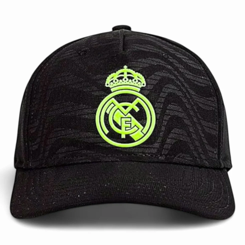 Real Madrid Gorra Infantil Negro Lima