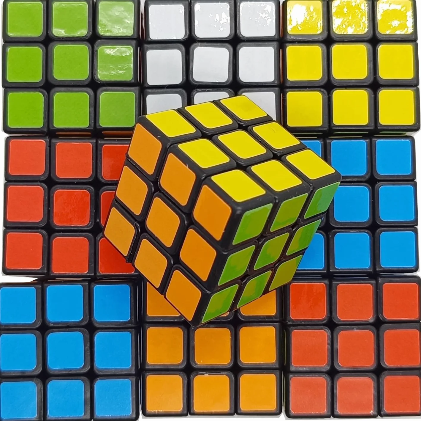 Mini Cubos Mágicos 3x3cm Juguetes para Fiestas Infantiles Regalos Cumpleaños Niños Sorpresas Bolsas Relleno Piñata