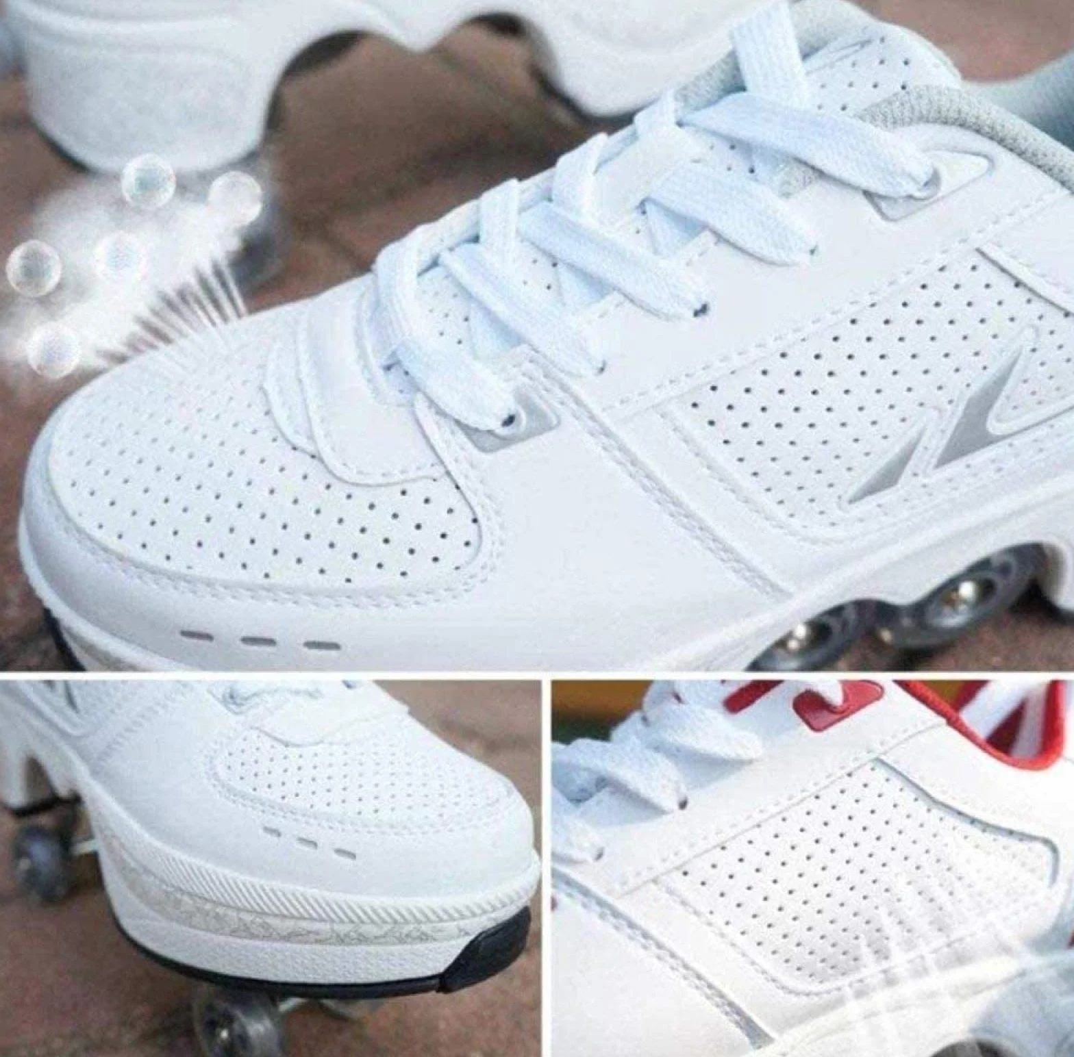 Zapatos con Ruedas para Niños y Niñas Calzado De Skateboarding EU33