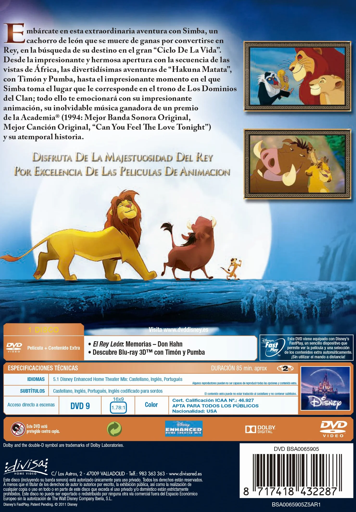 El Rey León 2011