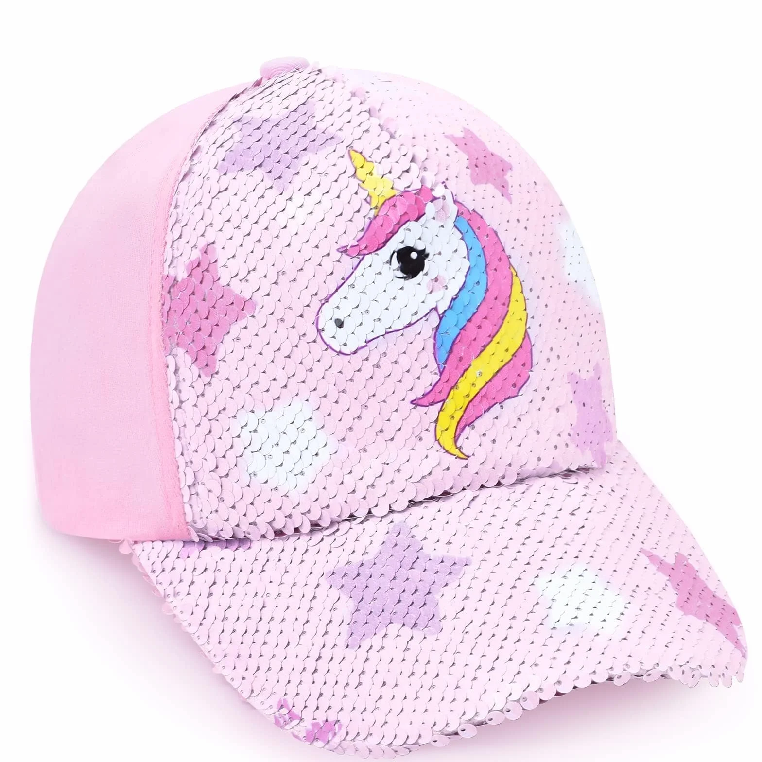 Gorra de Béisbol para Niñas Gorra de Camionero Ajustable con Visera de Sirena