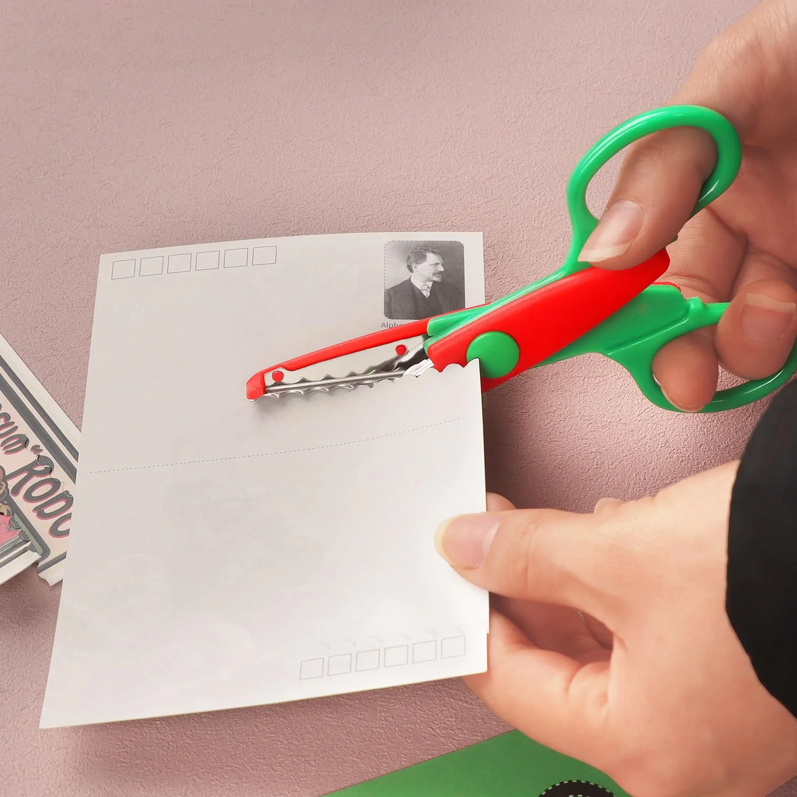 Tijeras para manualidades para niños, juego de 6 piezas, coloridas y seguras, varios diseños seguros para que los niños lo usen, Zig