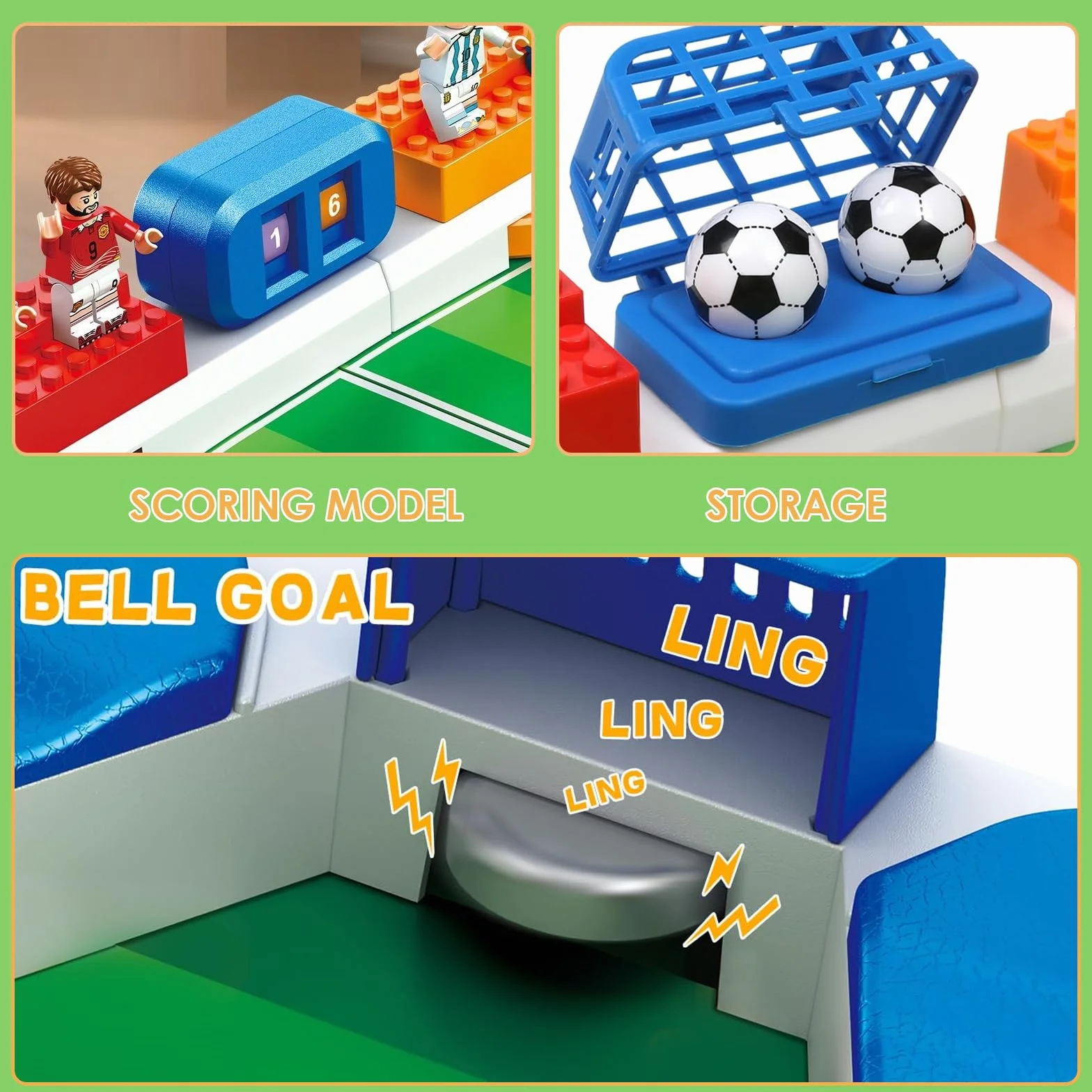 Futbolines para Niños, Futbolin Niños, Juego de Mesa Futbol, Regalos Futbol Niño, Mini Futbolin Interactivo para Dos Jugadores, para Cumpleaños, Juegos Familiares Entre Niño, Adultos