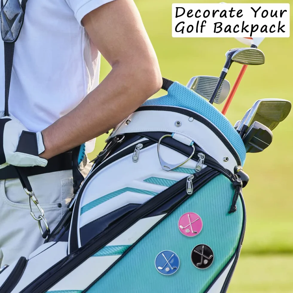 Abrazaderas Magnéticas para Tapas De Golf Juego De 2 con Pinzas De Metal