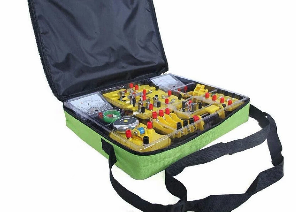 Equipos de enseñanza de laboratorio Cajas para experimentos de física Cajas para equipos eléctricos Equipos para experimentos de estudiantes Material didáctico para experimentos de bricolaje