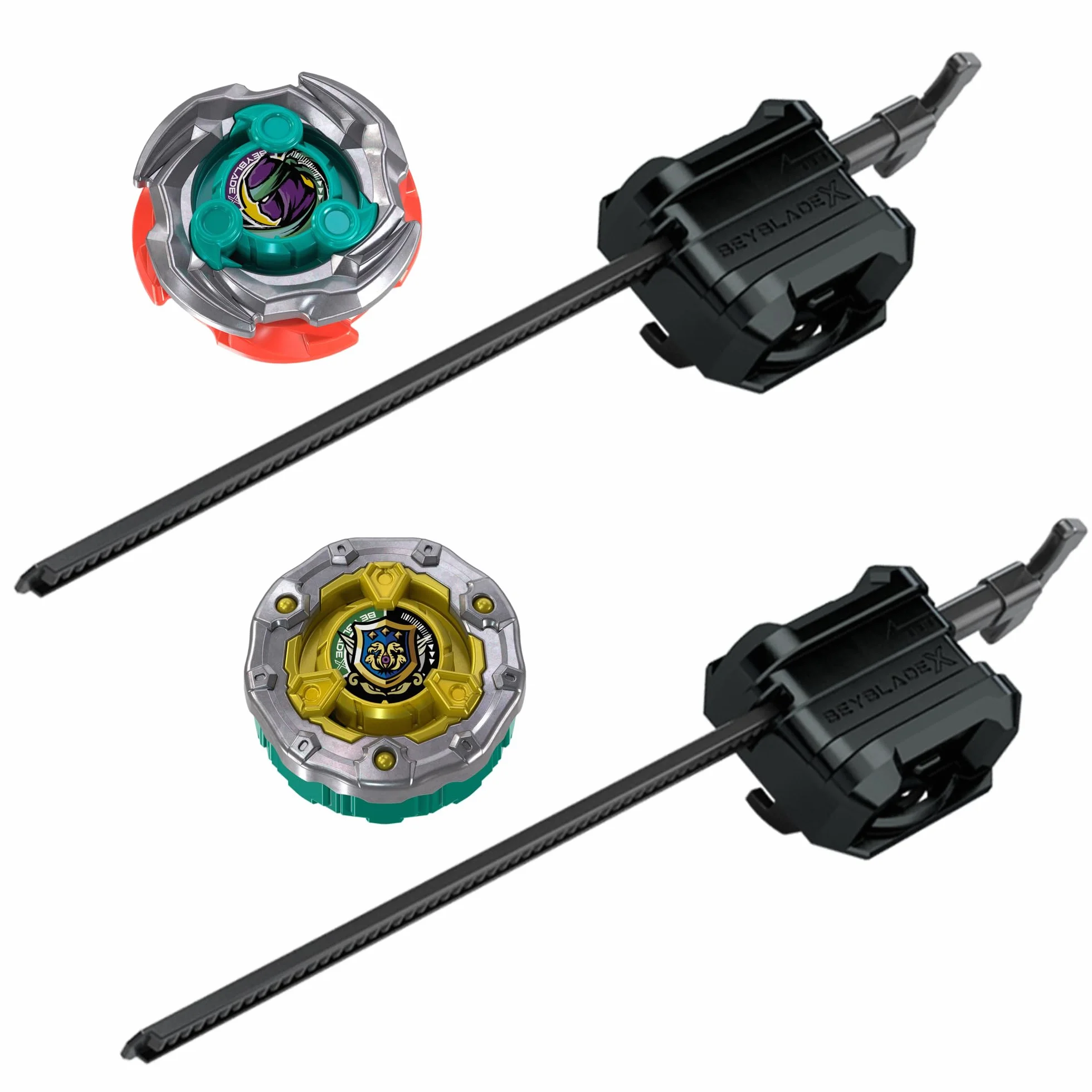 Beyblade X, Set de Batalla Sneak Attack con Arena Beystadium, 2 Tops Takara Tomy de rotación Derecha, 2 lanzadores, A Partir de 8 años