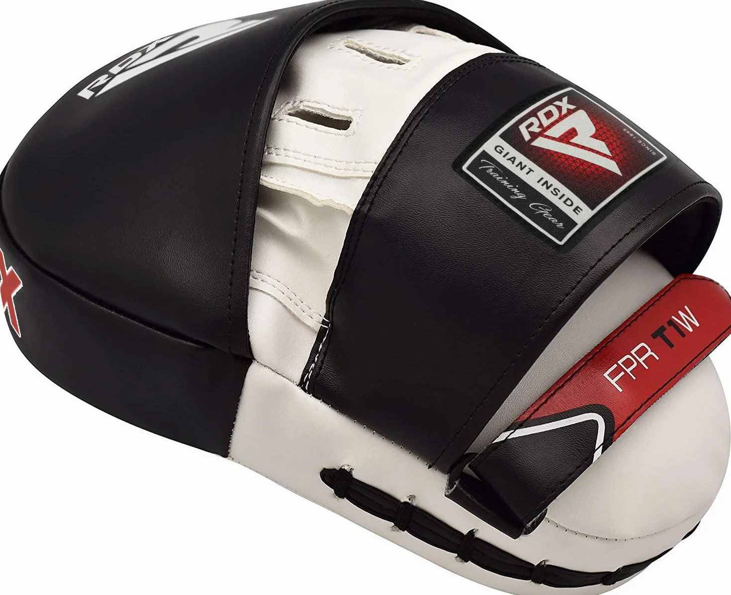 RDX Maya Hide Cuero Curvadas Boxing Pads Gancho Jab Patada Almohadilla Kick Boxing Sparring