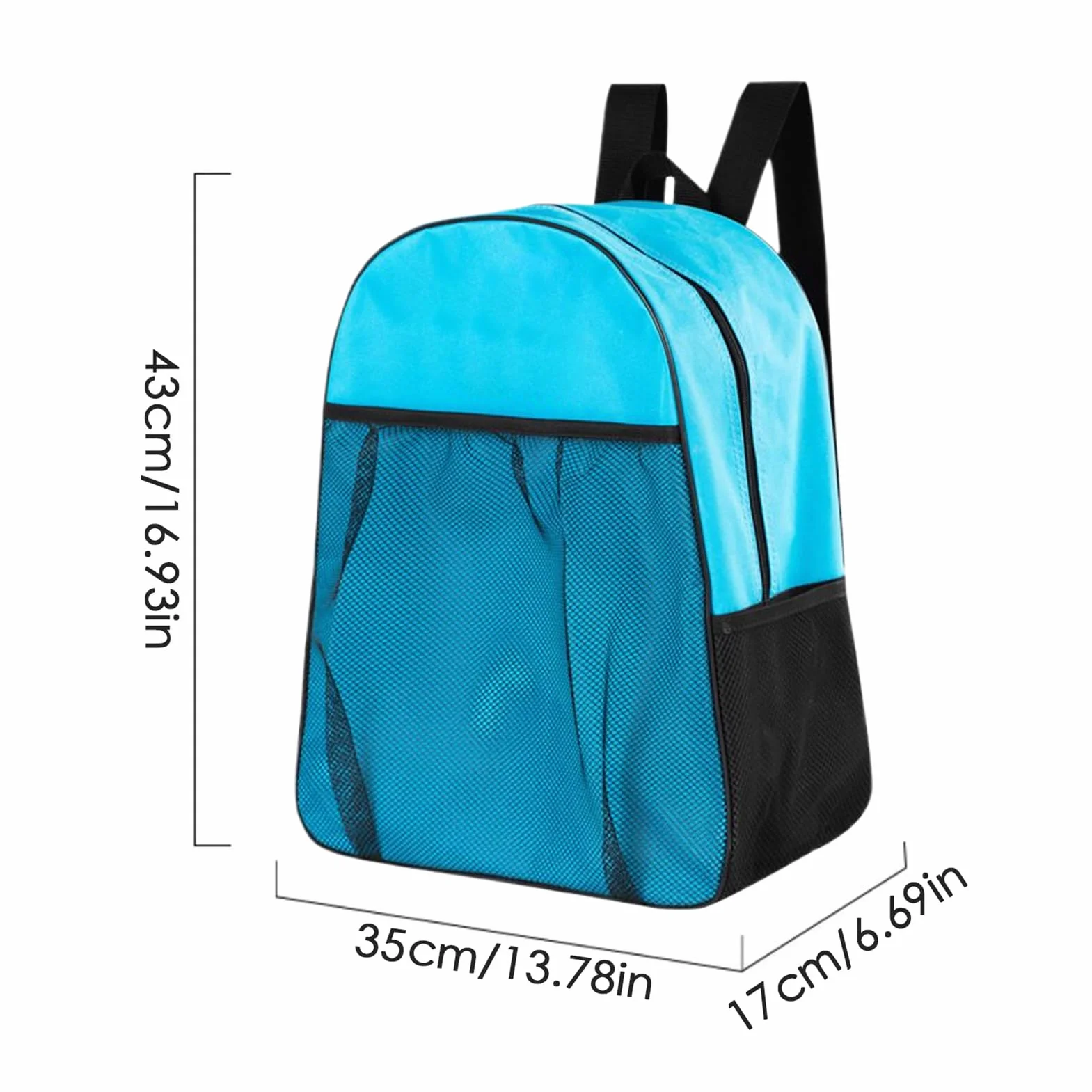 Mochila Para Almacenamiento De Patines 35x17x43cm Resistente A La Intemperie Ajustable