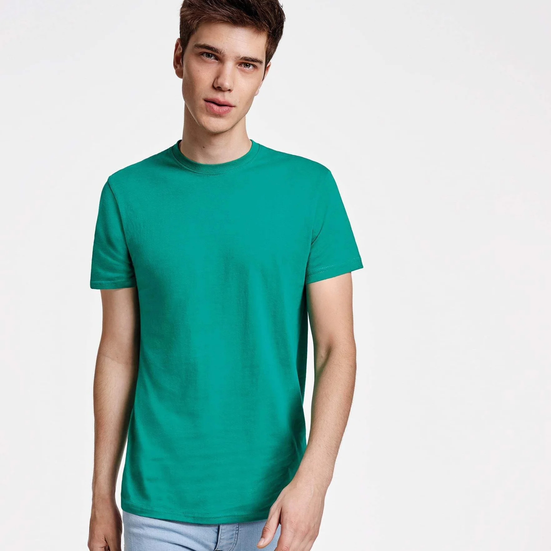 ROLY Camiseta Hombre Manga Corta Algodón Atomic 150 6424 Blanca Negra