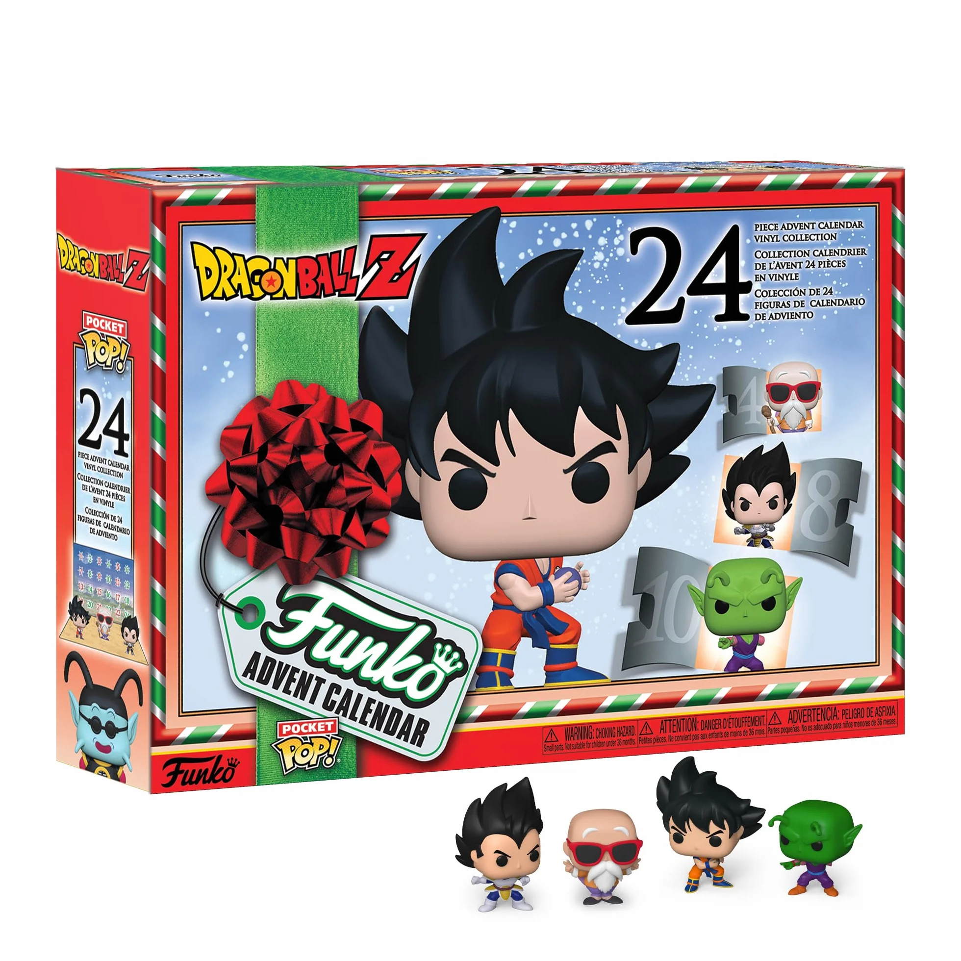 Funko Advent Calendar: Dragon Ball Z - Goku - 24 Días de Sorpresas - Minifigura de Vinilo Coleccionables - Caja Misteriosa - Idea de Regalo - Holiday Xmas para Chicas y Chicos- Mercancia Oficial