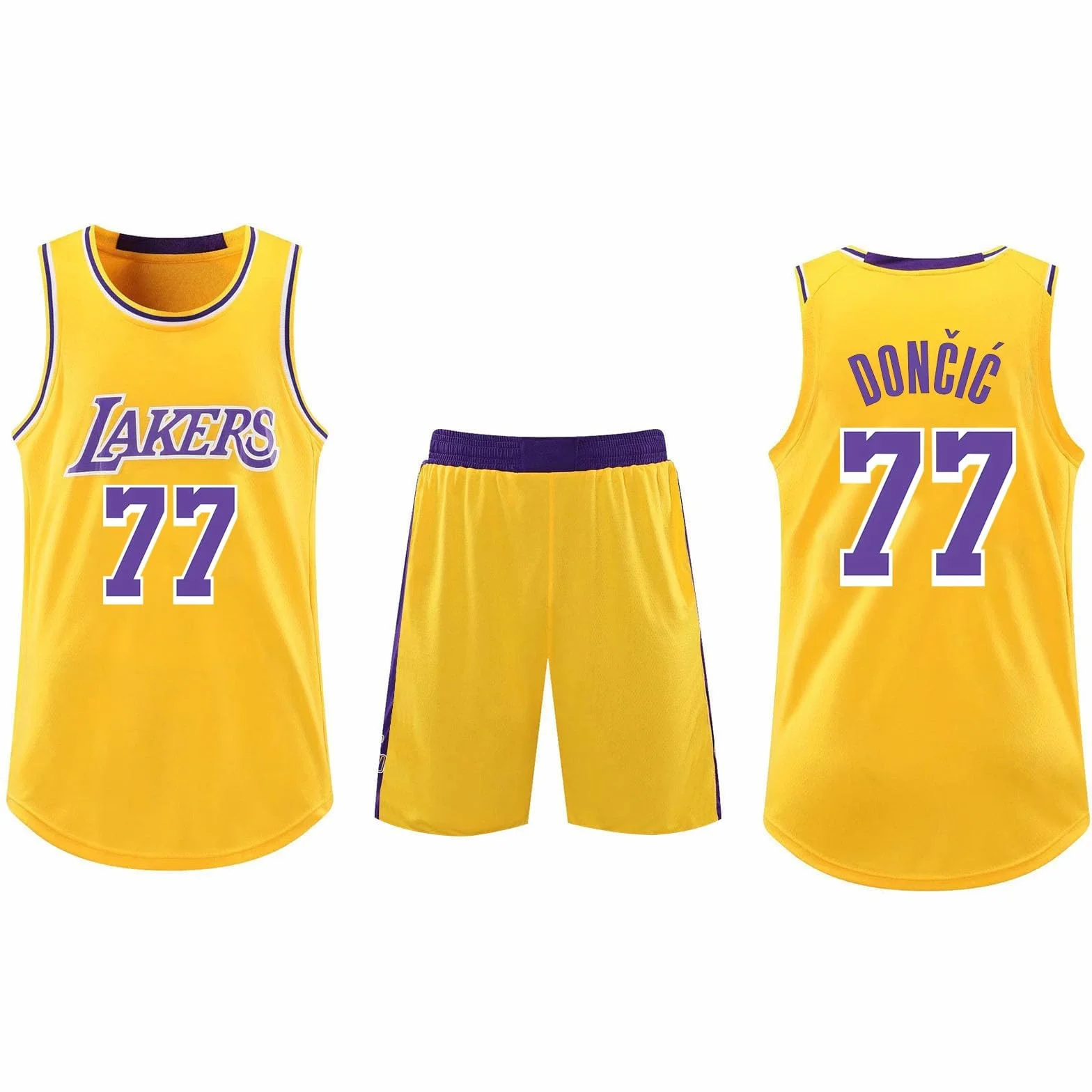 Camisetas de Basket para Hombre y Niños - Camiseta sin Mangas y Pantalón