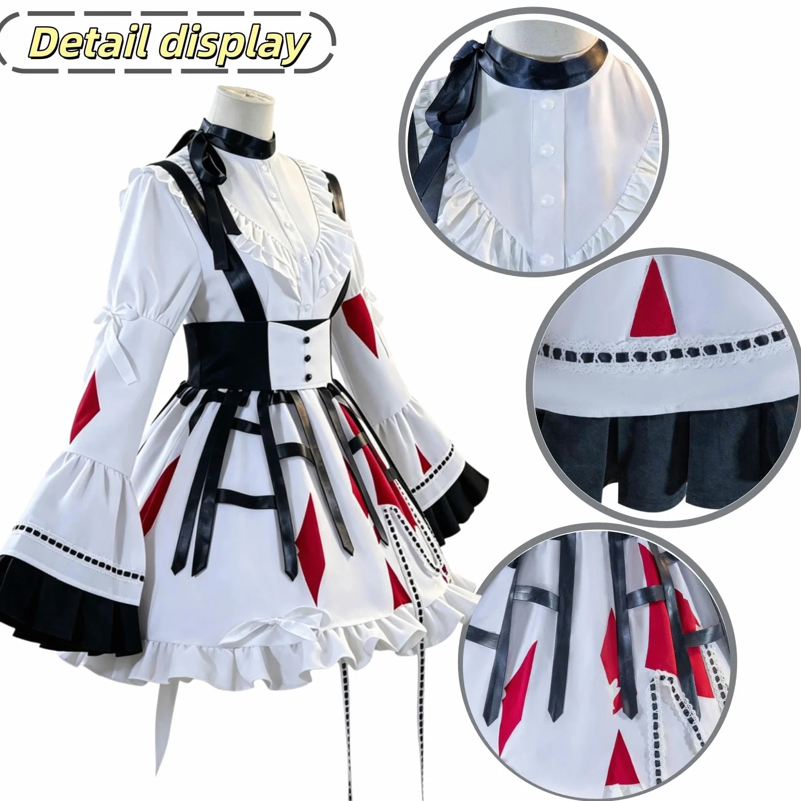 Disfraz de Cosplay de Estilo Uniforme de Banda Juvenil de Anime Akiyama Mizuki, Disfraz de Juego de Roles de Fiesta de Halloween para Comic Con y Evento de Cosplay