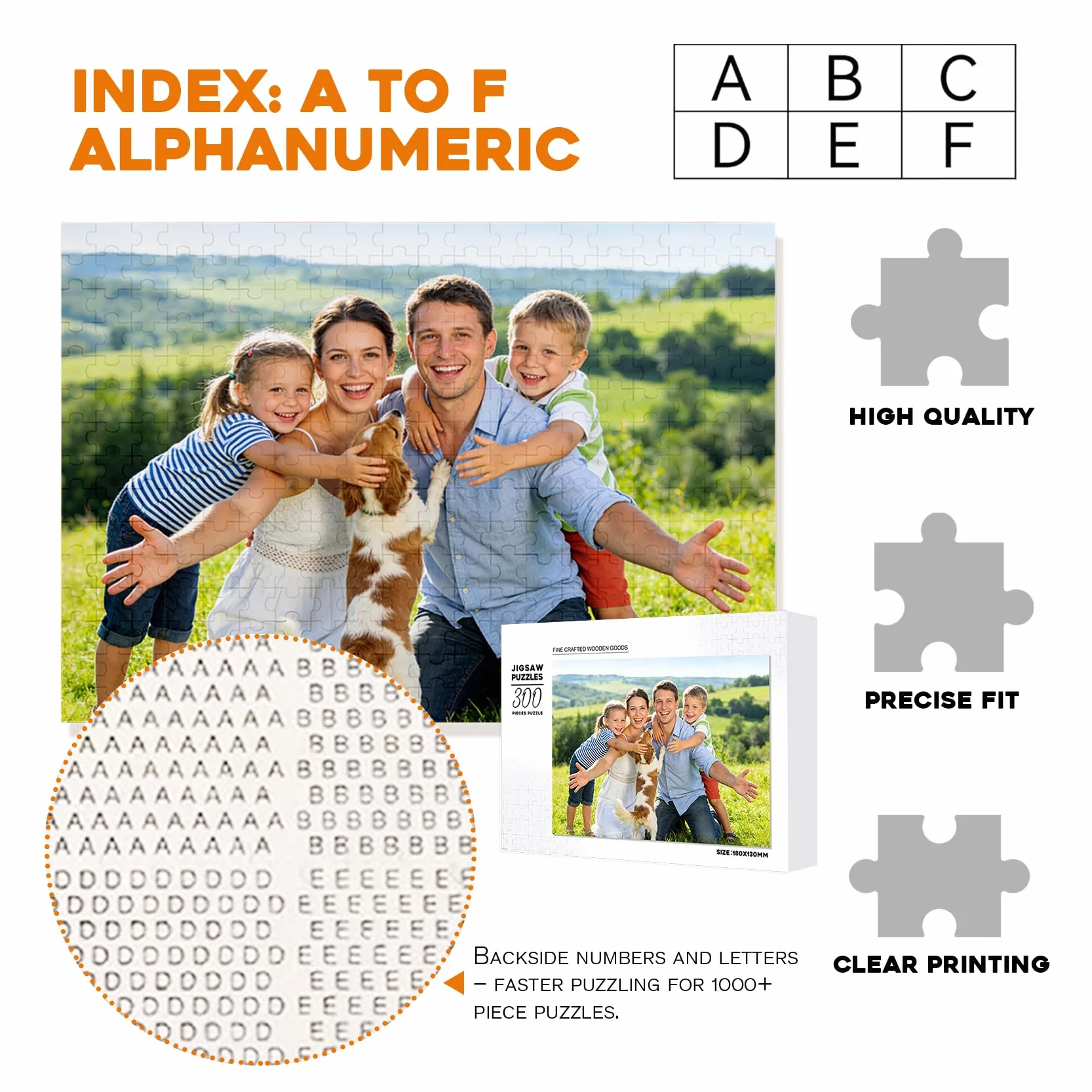 Puzzle Personalizado con Fotos – CREA tu Puzle Personalizado con Imagen, Regalo para Pareja, Familia o Amigos, Puzzle con Foto Personalizable para Cumpleaños, Aniversario o Navidad
