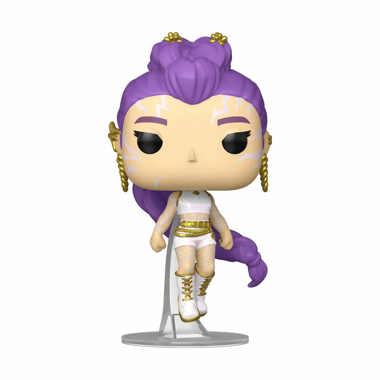 Funko POP! Animation: Netflix - KPOP Demon Hunters - Rumi - 1 in 6 chance of receiving the rare Chase variant (Glow in the Dark) - Los estilos varían - Figura de vinilo coleccionable