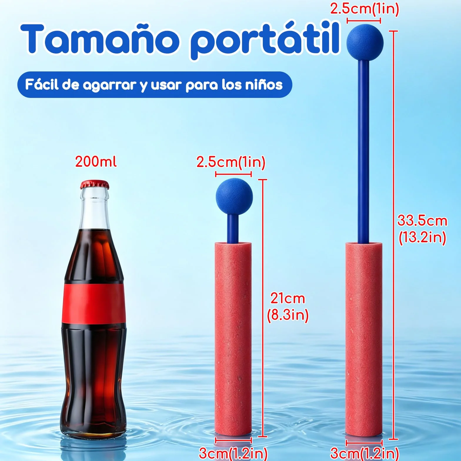 Lehoo Castle Pistola de Agua Pack 12 Espuma para Niños Juguete Agua Piscina Playa Jardín Verano