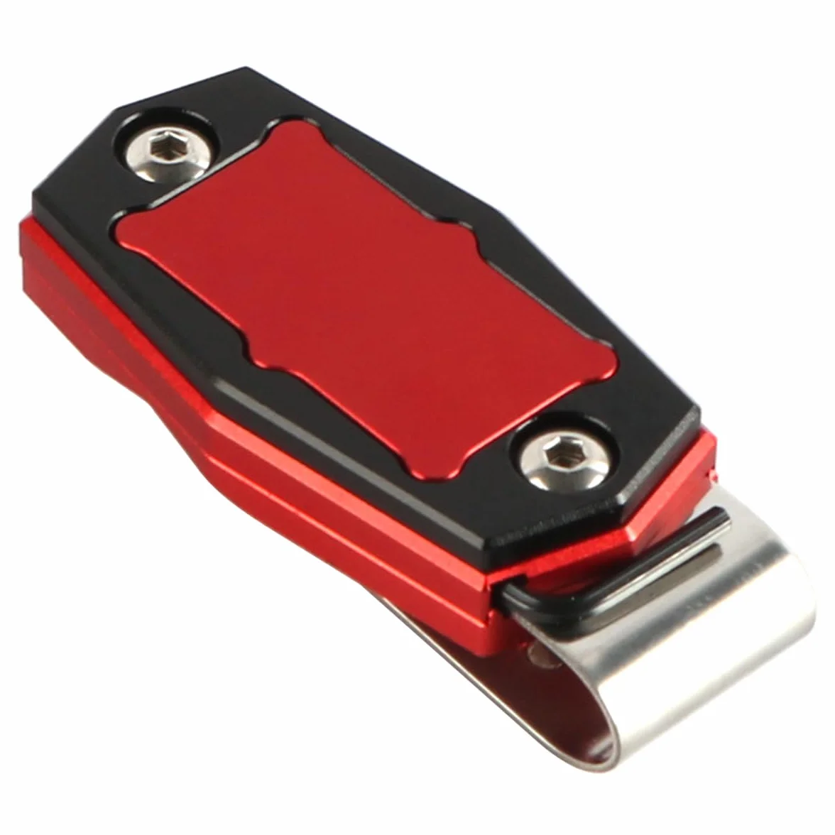 Estuche magnético portátil para tiza de billar rojo