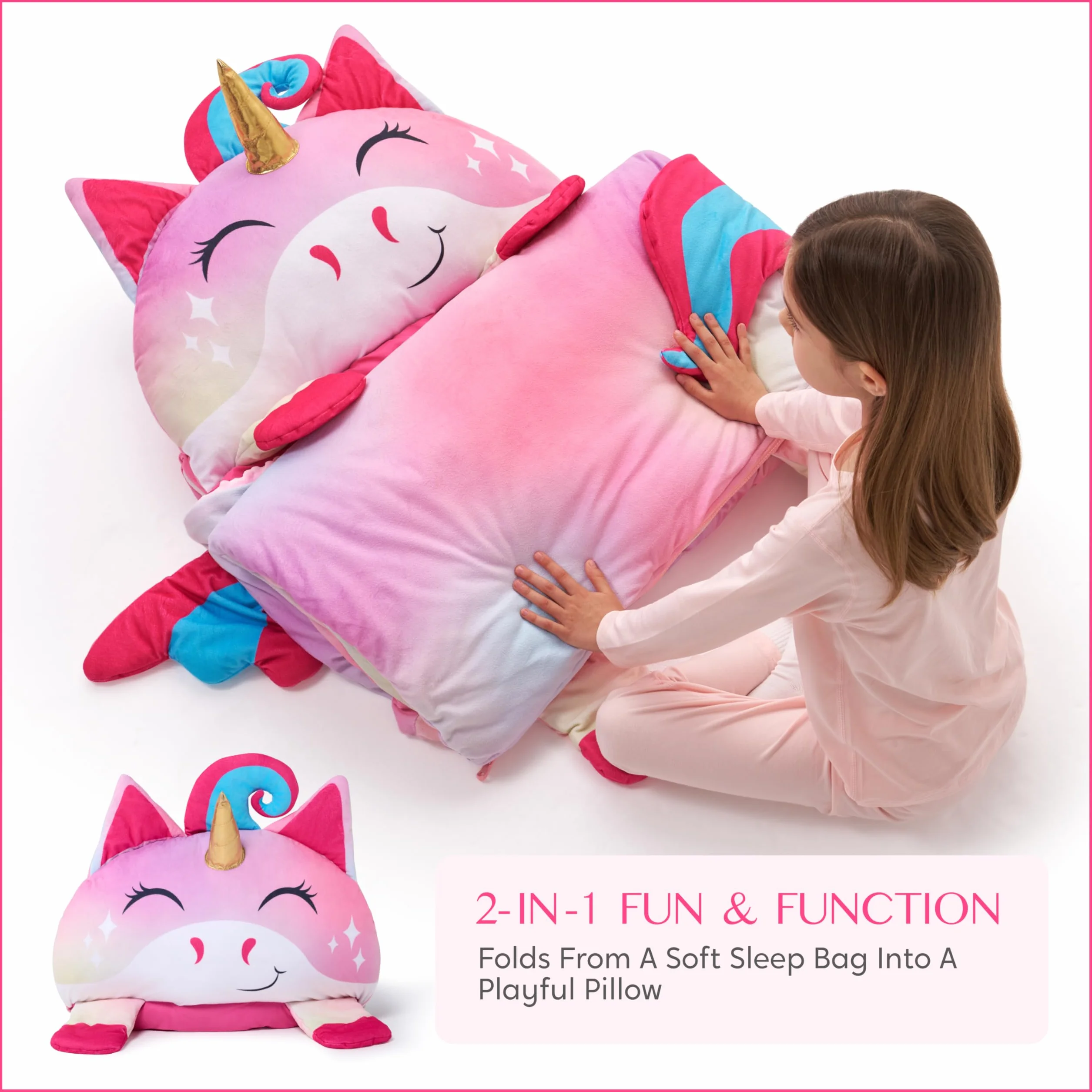 JOIEDOMI - Colchoneta para Siesta para niños pequeños con Almohada y Manta, a Partir de 3 años - Colchoneta para Siesta Preescolar