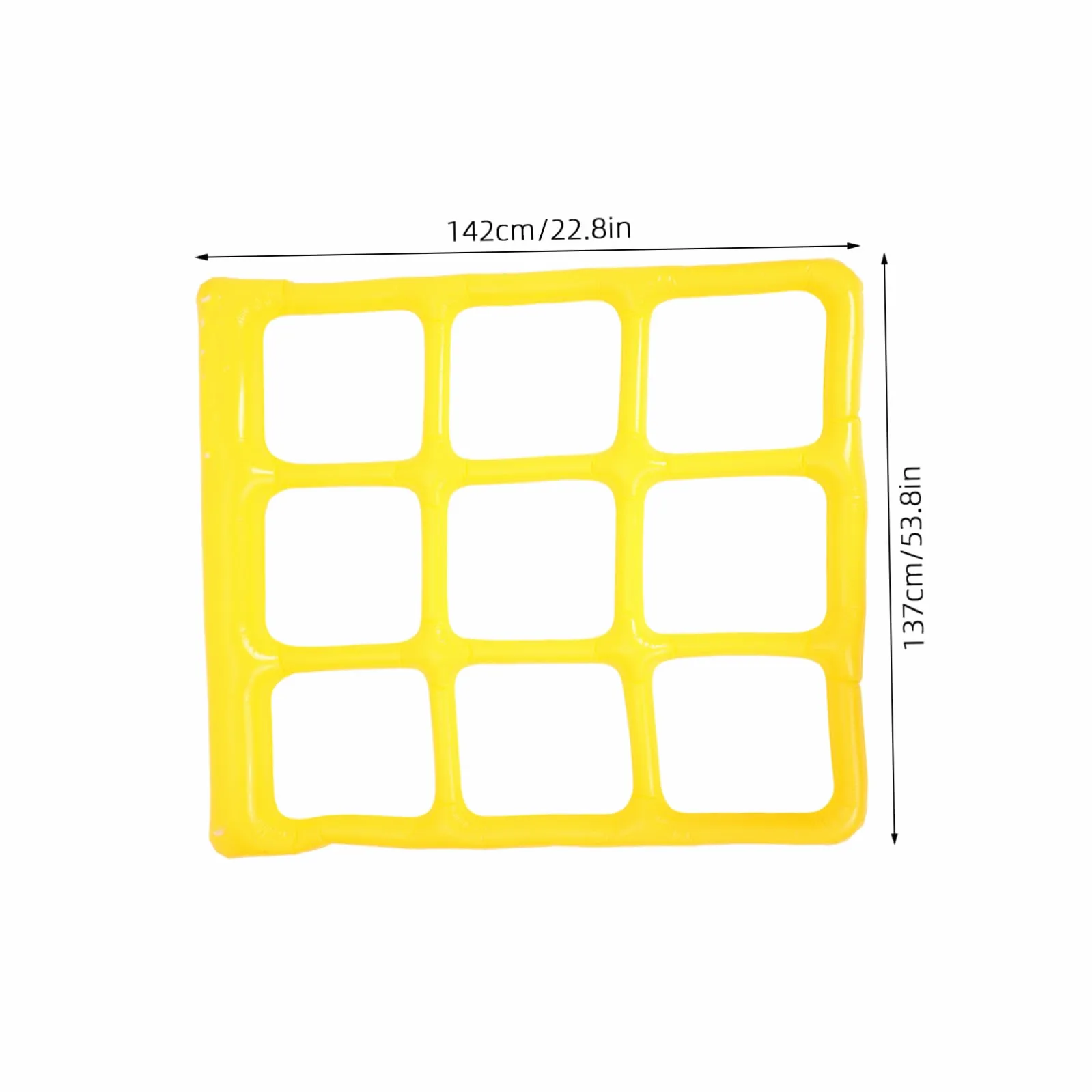 Juguetes Acuáticos Inflables para Piscina, Juego 1 Set PVC | 9 Cuadrículas, Fácil de Inflar y Desinflar, Decoracion Verano, para Niños y Adultos