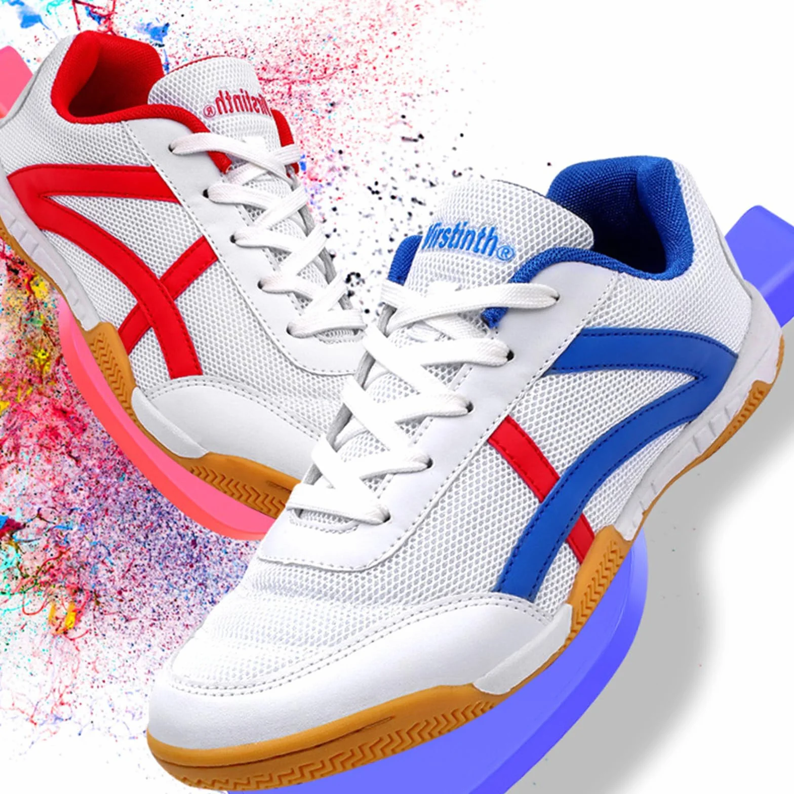 Zapatillas de Tenis de Mesa Transpirables para Hombre y Mujer Suela Suave