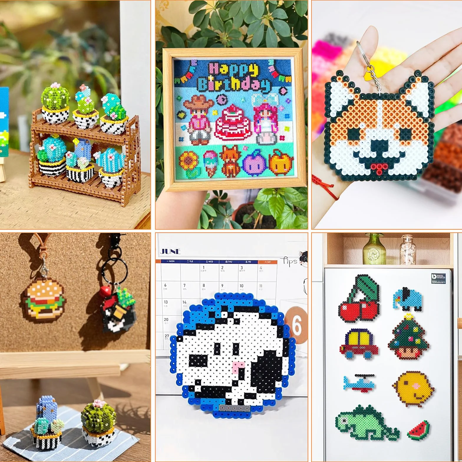 JelyArt Cuentas para Planchar - Fuse Beads Kit, Set de Manualidades para Niños y Niñas, 12,000 Piezas, 5mm, 36 Colores, 3 Plantillas, 2 Pinzas Juego de Cuentas Hama para Niños Regalo Cumpleaños DIY