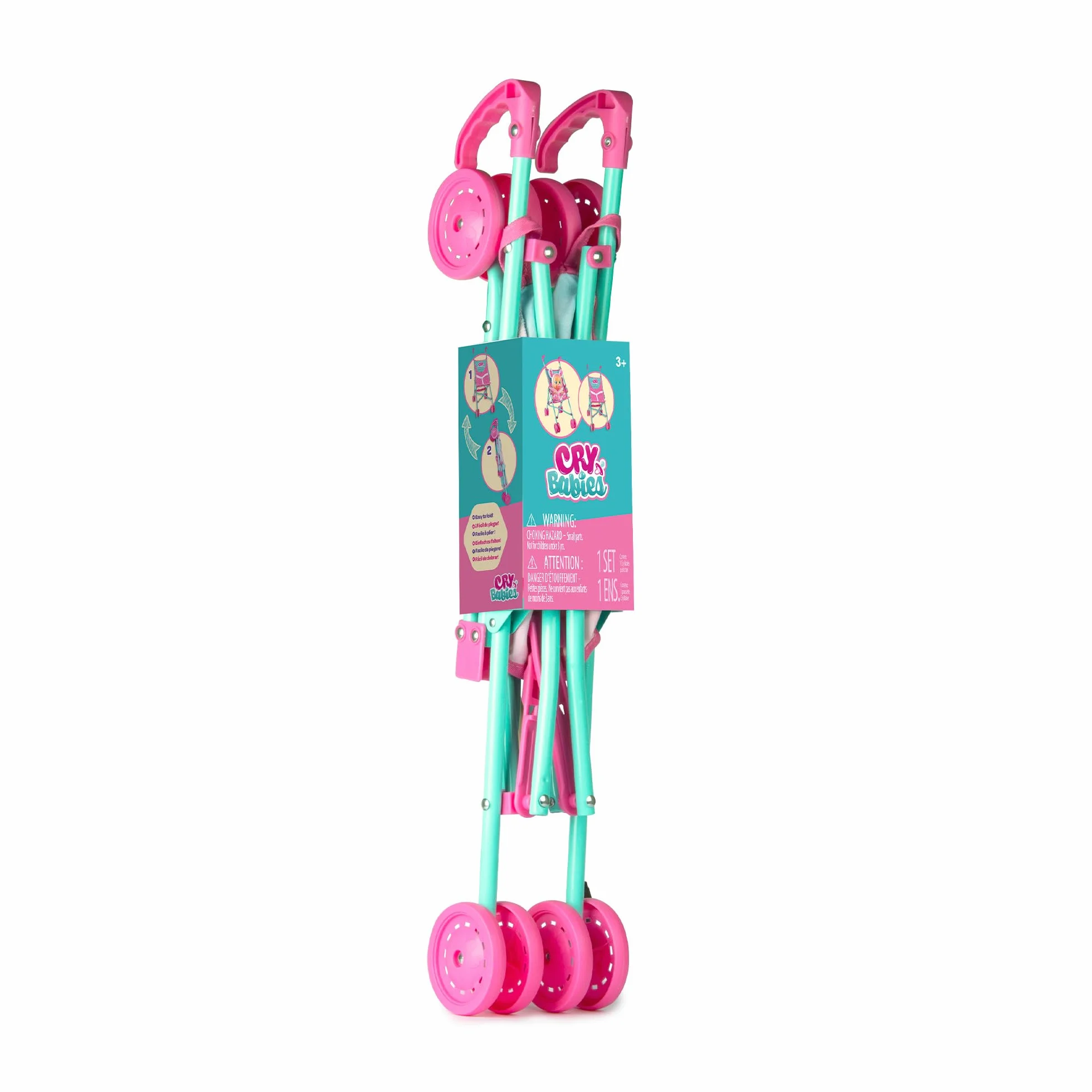 BEBÉS LLORONES Sillita de paseo | Accesorio muñeca para llevar de paseo a tu bebé llorón preferido