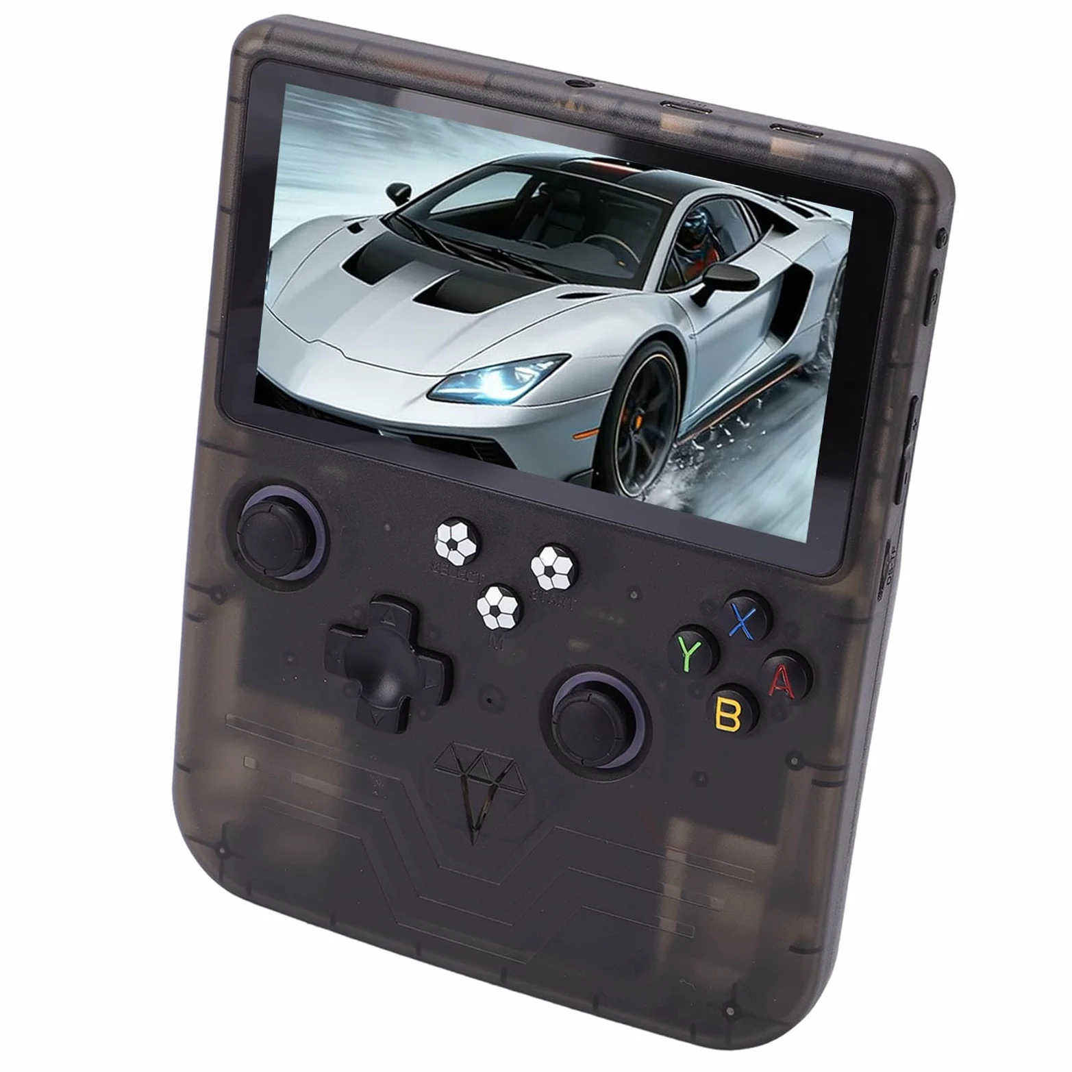 Consola de Juegos Portátil Retro R60MAX, Consola de Juegos Retro Portátil, Consolas de Videojuegos con Pantalla IPS de 6", , Tarjeta de 128 GB, Compatible con Emulador 30+, Batería de 6000